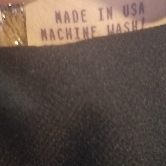 Vtg Women's Black Velvet Babydoll, Dark Romantic, Witchy Top Sz L - Picture 4 of 5